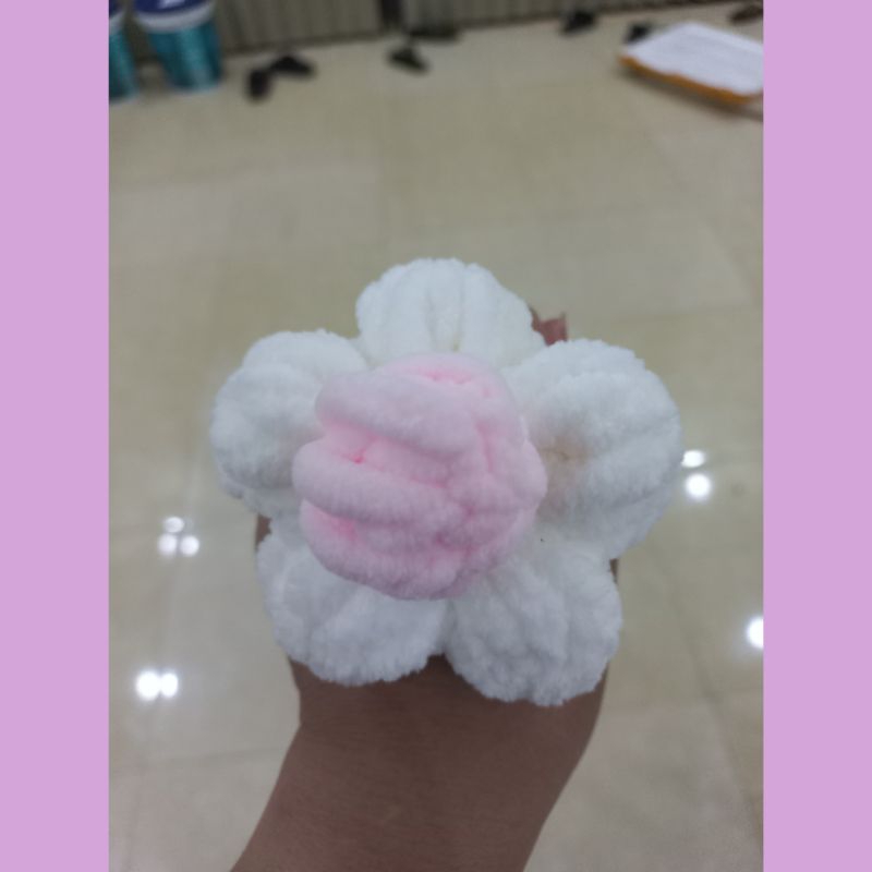 Cotton hair tie [Handmade crochet]