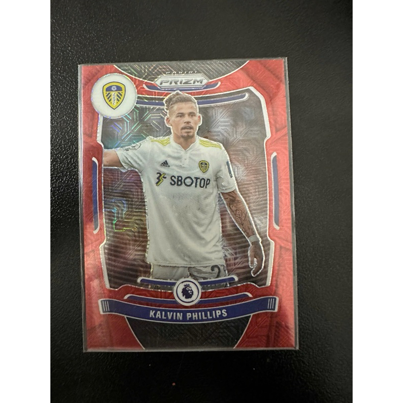 Football card U627 Kalvin Phillips/159 Leeds United Panini Prizm EPL 2021/22