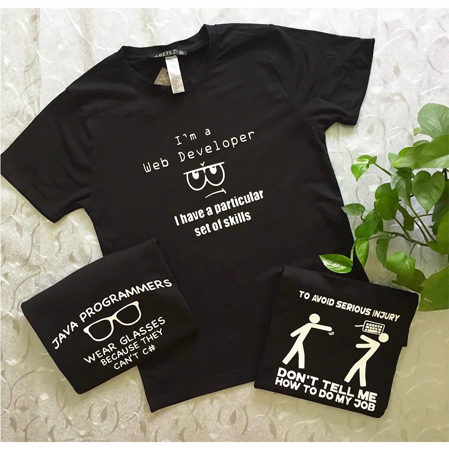 I am web developer t-shirt