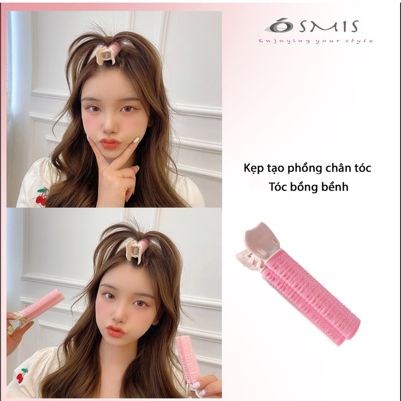 Self-adhesive hairline volumizing clip, bangs curling clip, flying bangs volumizing clip, Korean thin bangs curler - Ósmis fashion accessories