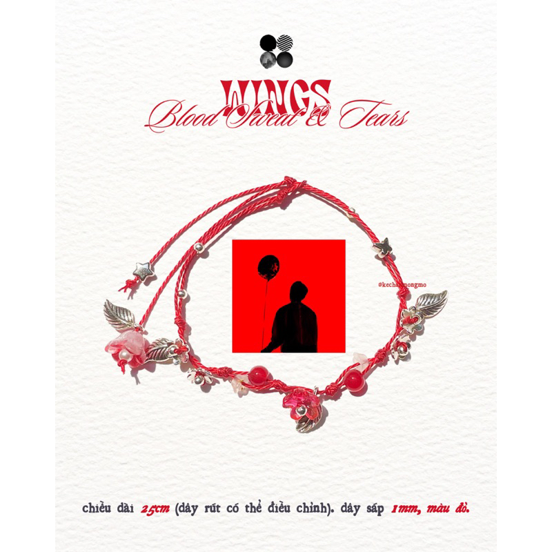 BLOOD SWEAT & TEARS bracelet