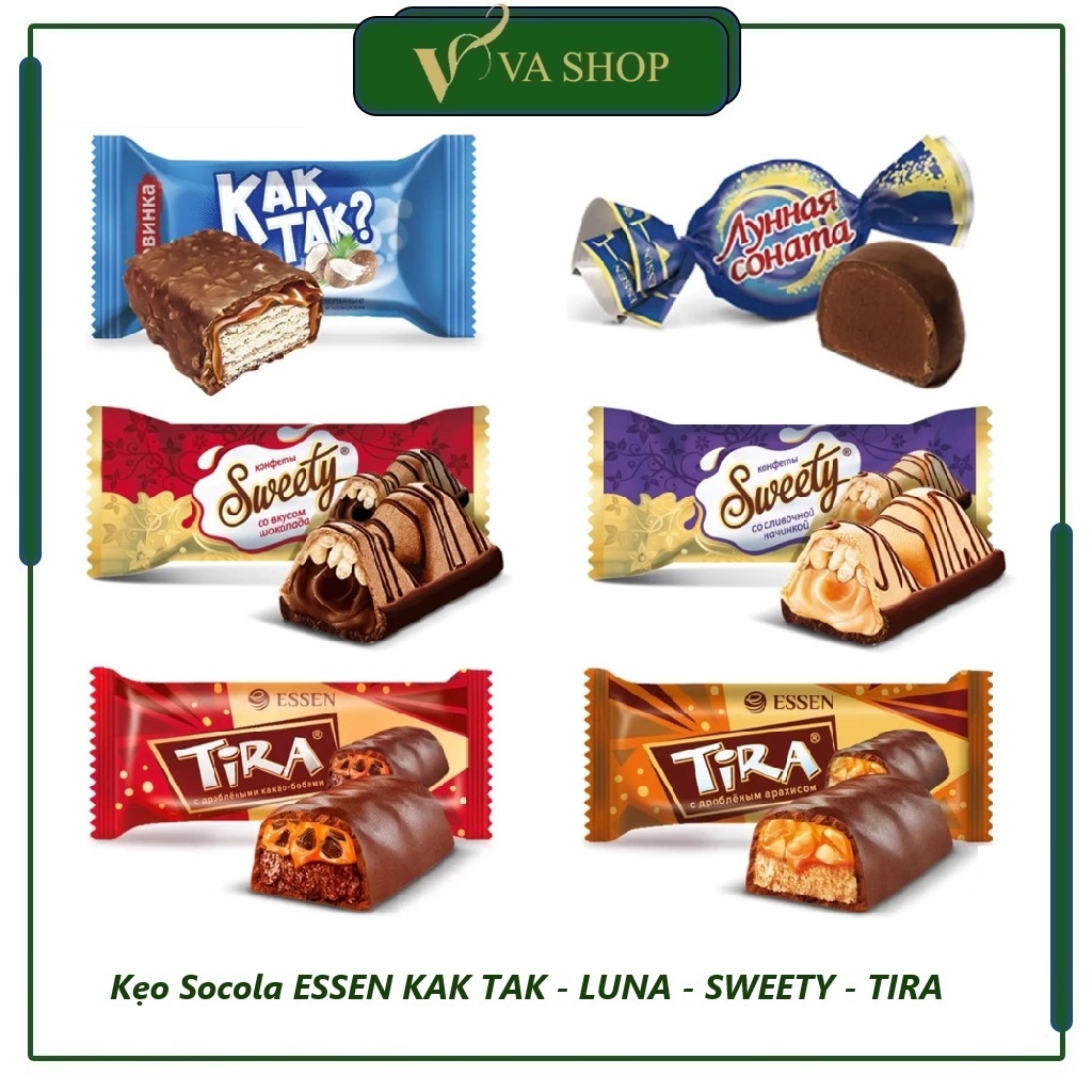 ESSEN KAK TAK Chocolate Candy - TRUFFLE - DAYOZH whole package 500G