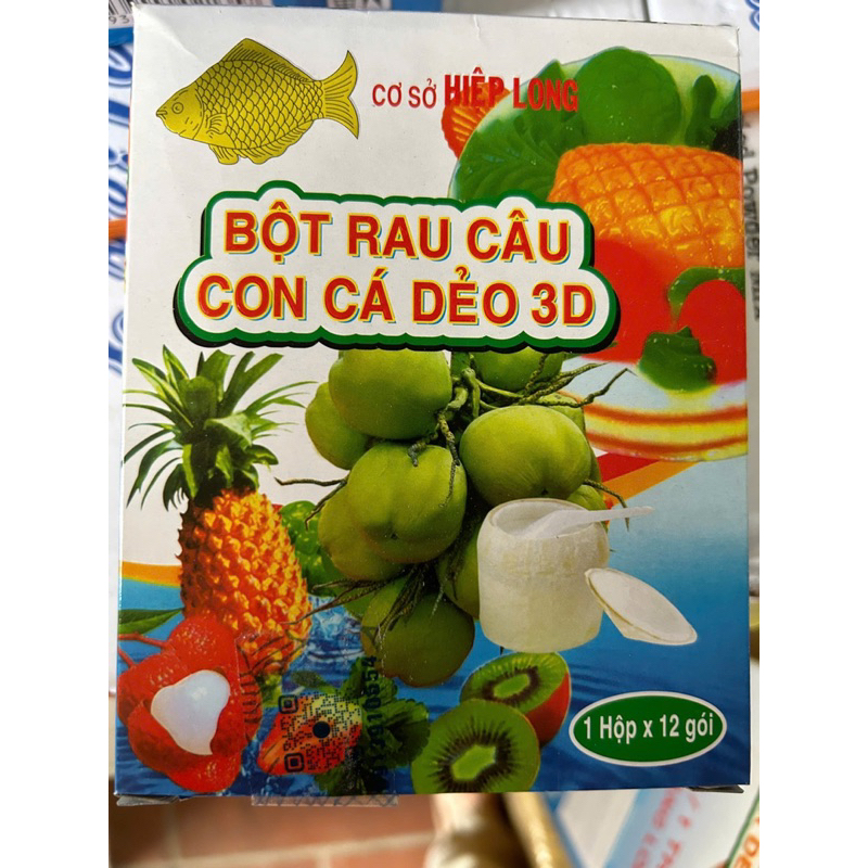 1 Box of 3D Flexible Fish Jelly Powder