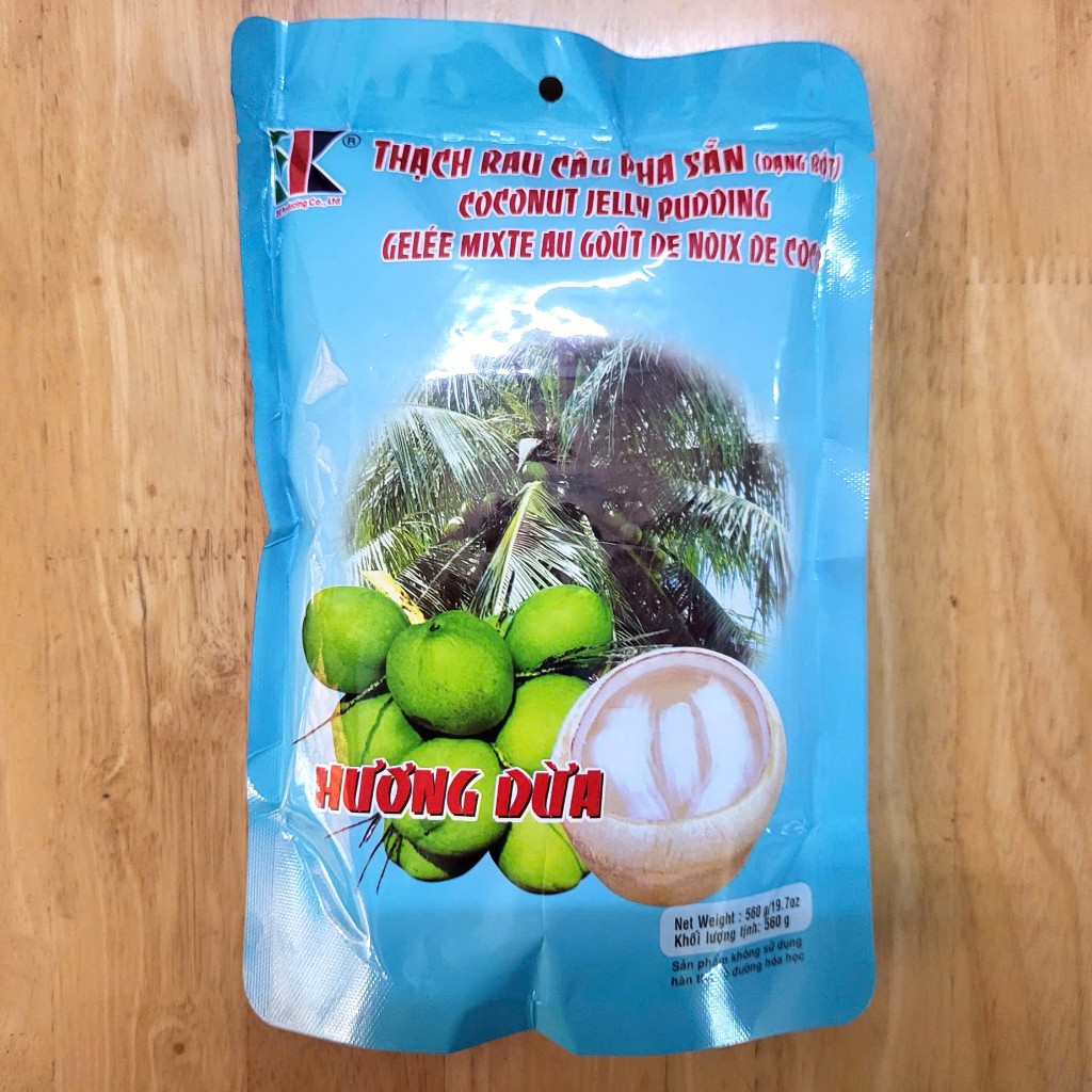 [Coconut Package 560g] PRE-MIXED Jelly POWDER Coconut FLAVOR RC3K Coconut Jelly Pudding