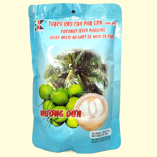 Package OF Coconut 560g + PRE-MIXED Jelly POWDER WITH Coconut FLAVOR RC3K Coconut Jelly Pudding
