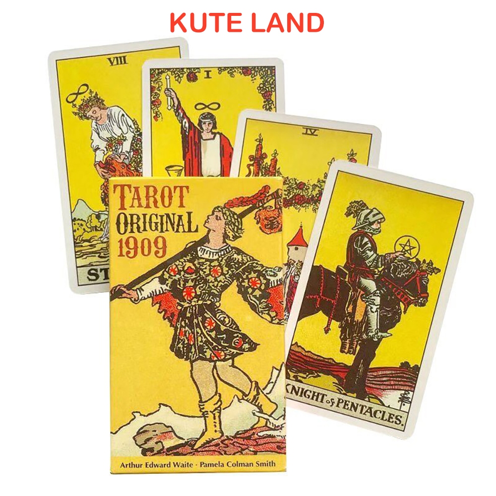 Original Tarot Card 1909 Offering Purification Stone TR-C-211
