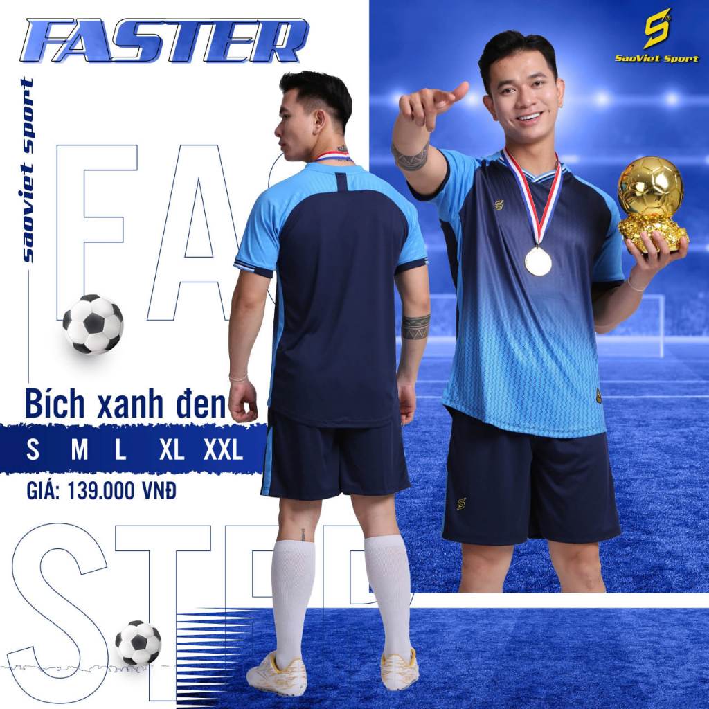 Sport set without green Sao Viet logo