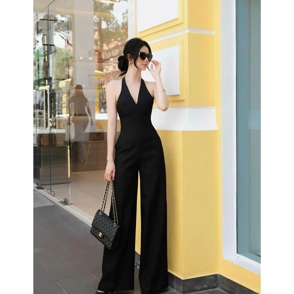 .WOMEN'S FASHION - Jumpsuit STYLE Backless Camisole Flattering