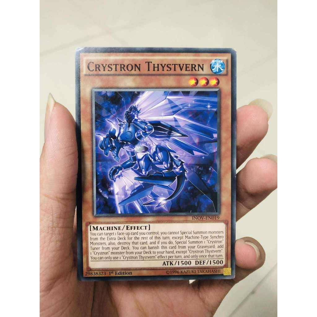 Yugioh Crystron Thystvern Card - INOV-EN019 - Common 1st Edition