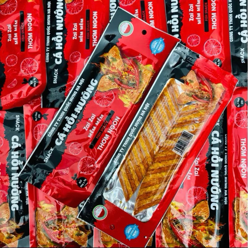 Wholesale Bag of 30 packs of RED WATERMELON GRILLED SALMON Snack - Snack combo