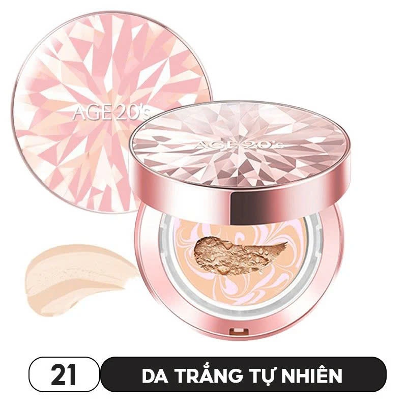 AGE 20's Essence Cover Pact Diamond SPF50+ PA+++ 12.5g - Pink - Color: 23