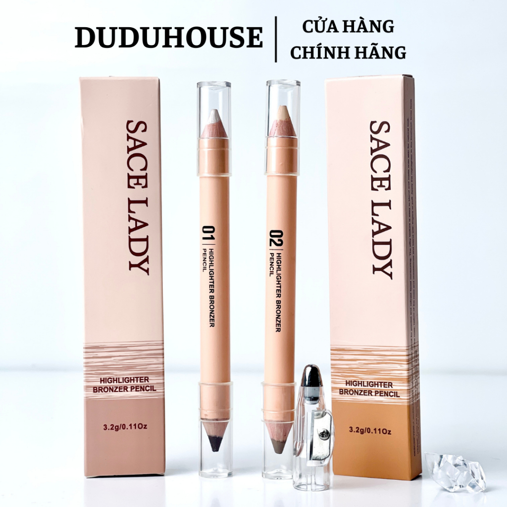 SACE LADY Double-ended Contouring Pen Natural Smooth Makeup 3.2g