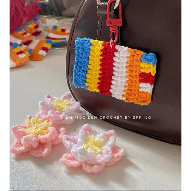 Buddhist Party Flag Keychain
