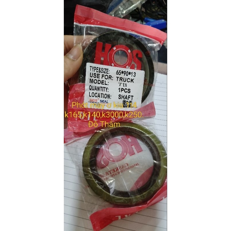 Front and rear engine seals for other cars 1t4,k165,k140,k3000,k250 iron (65-90-13)