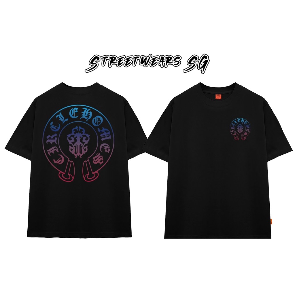 OMBRE ROYAL CREST CIRCLE HOMES t-shirt for men and women high quality cotton - Streetwears SG