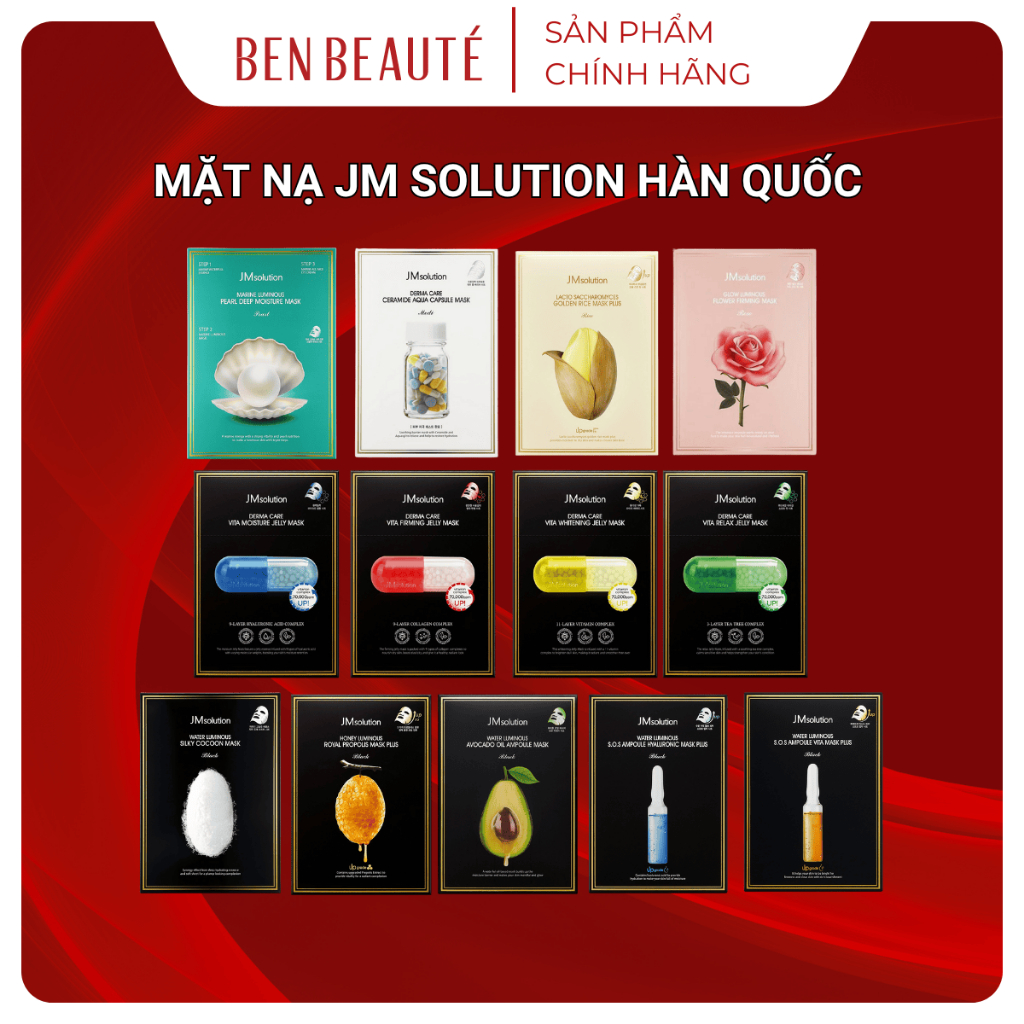 [Box of 10] JMsolution Comprehensive Skin Care Mask