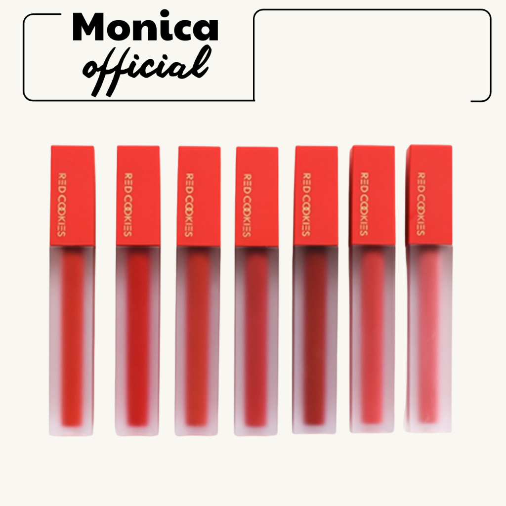 Tint Red Cookies Korean matte lipstick, long lasting and non-slip [Genuine]