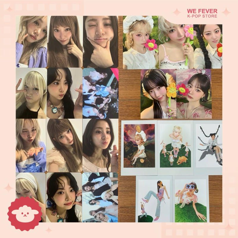 Pob Weverse Yes24 Knpops Rounded Photocard [CRAZY] POB | Le SSERAFIM | Genuine Korean