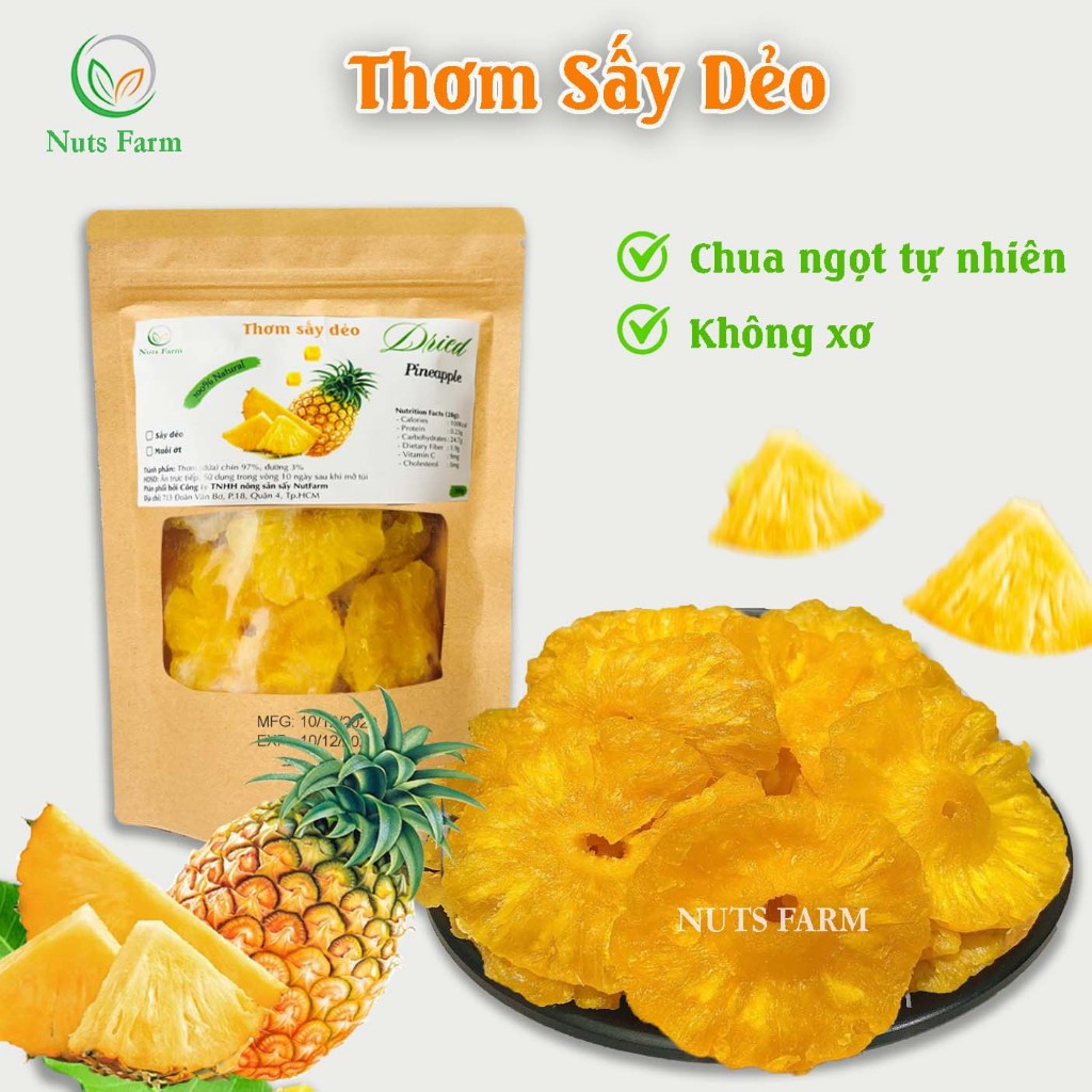 Nut Farm dried pineapple (pineapple) 300g, sweet and sour, low in sugar