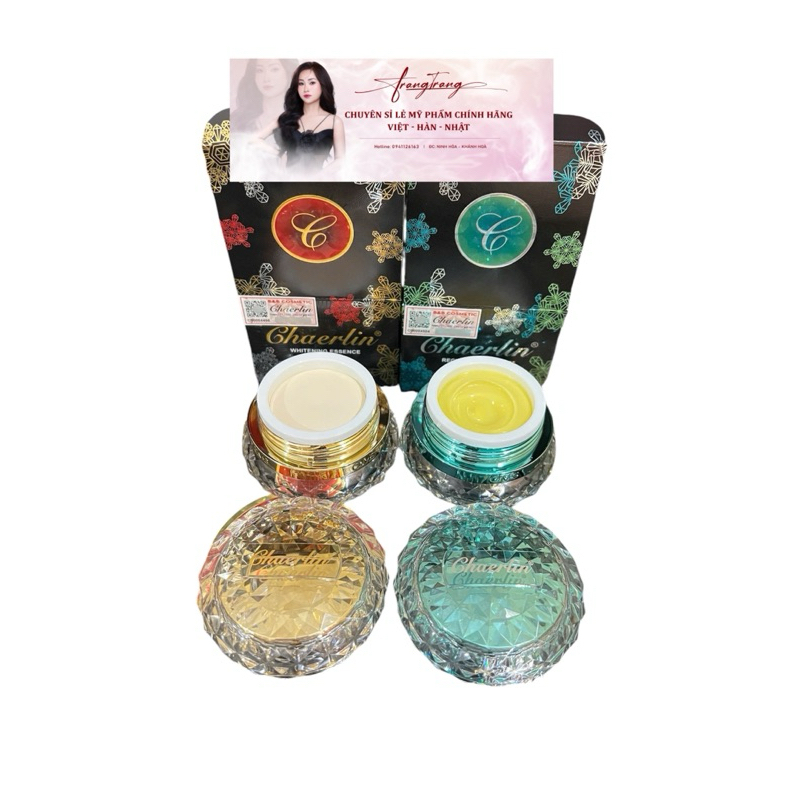 CHERLIN COMBO DAY NIGHT CREAM BB COSMETICS Moisturizing Whitening Anti-Aging Skincare Set (genuine)