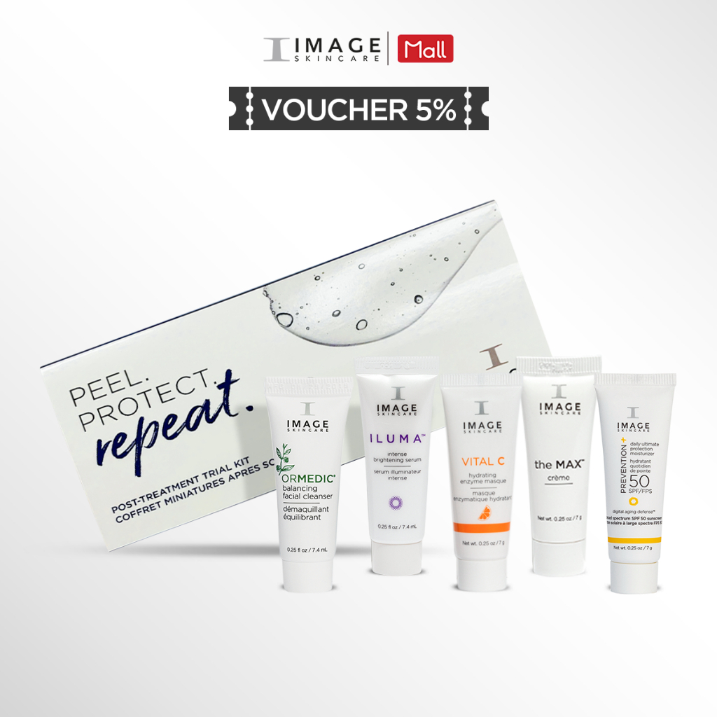 Skin recovery product set after TREATMENT/TREATMENT - IMAGE Skincare POST-TREATMENT TRIAL KIT