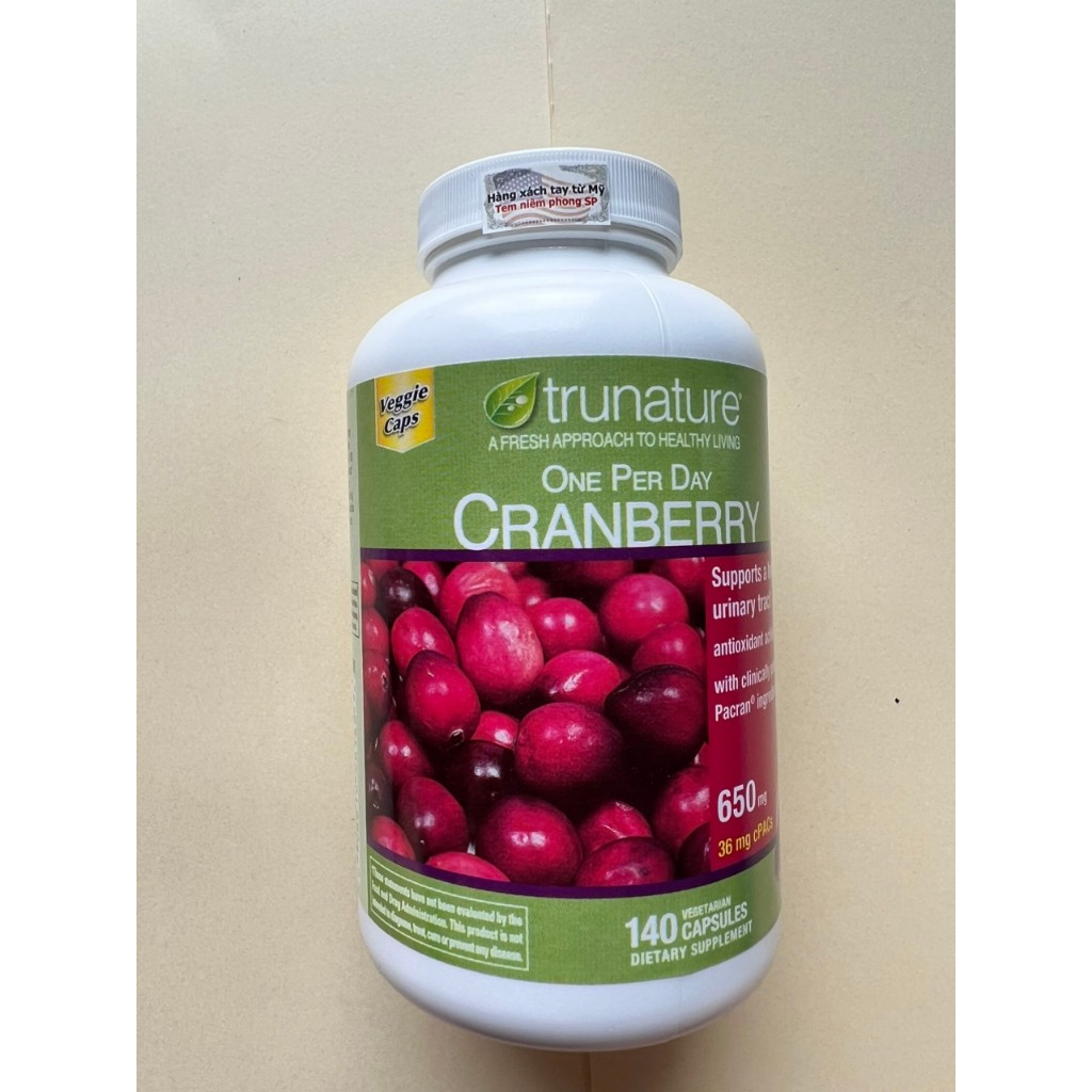 CRANBERRY TRUNATURE URINARY TRACT SUPPORT PILLS 140 TABLETS
