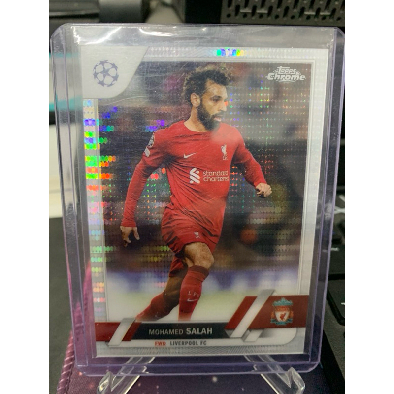 Football Card H21 Mohamed Salah Liverpool Topps UCC Chrome 2022/2023