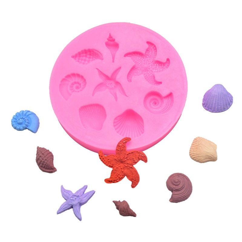 Starfish silicone bow, small snail 1959