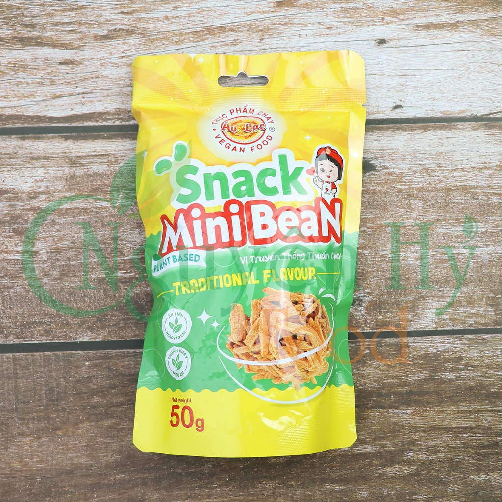 Au Lac Traditional Mini Bean Vegetarian Snack - 50g