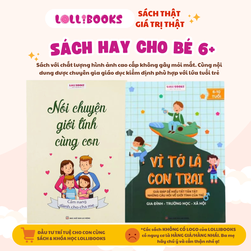 Sex Education Books for Boys - Because I'm a Boy & Talking Sex with Your Children - Lollibooks