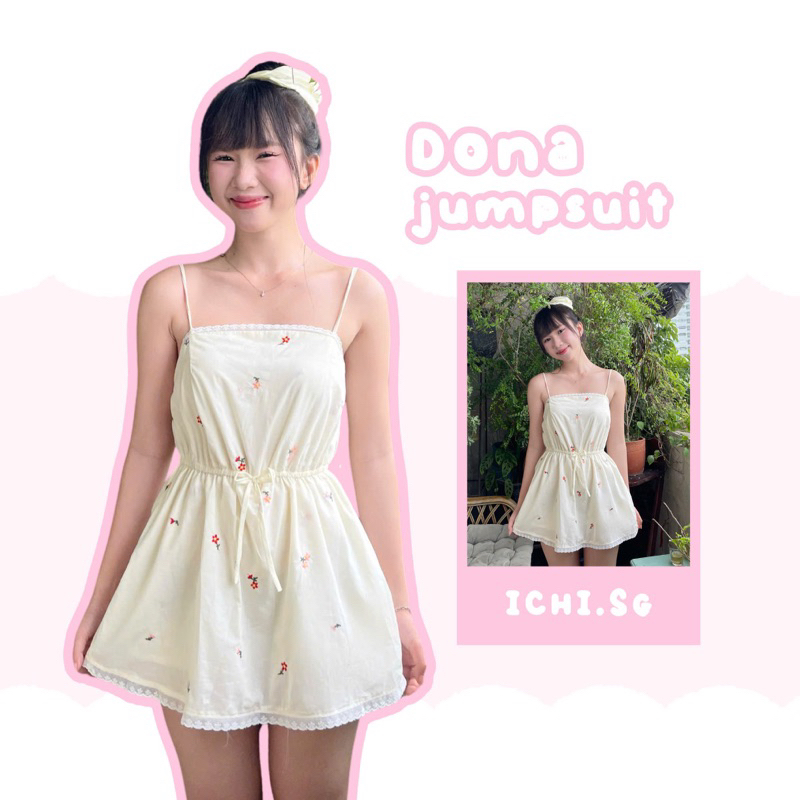 Dona - Little flower Jumpsuit -