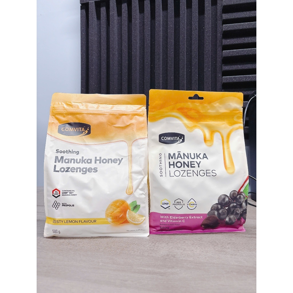 Comvita Manuka Honey Lozenges With Elderberry Extract And Vitamin C