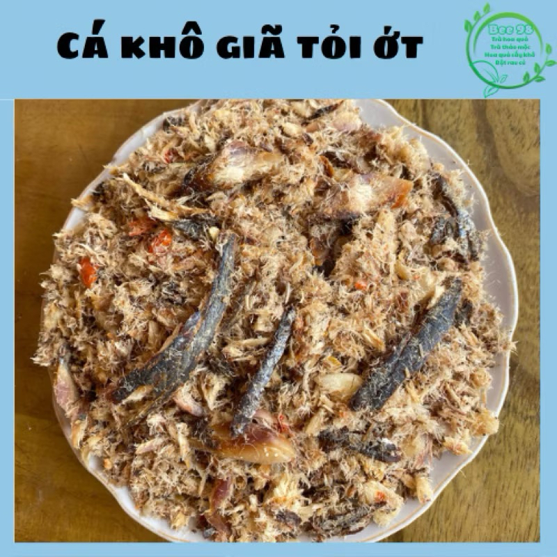 Dried fish pounded with garlic and chili, grilled fish pounded with garlic and chili (vacuum sealed 500g package)