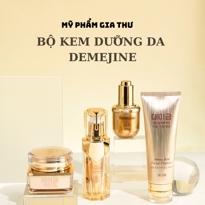 [ Combo 4 Piece ] Demejine lotion set to restore and whiten skin