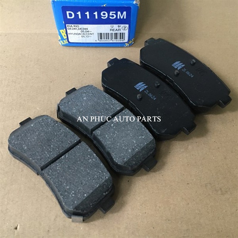 Rear brake pads/rear brake pads for Accent, Tucson, Kona, Sonata...high-end products MK Kashiyama D11195M