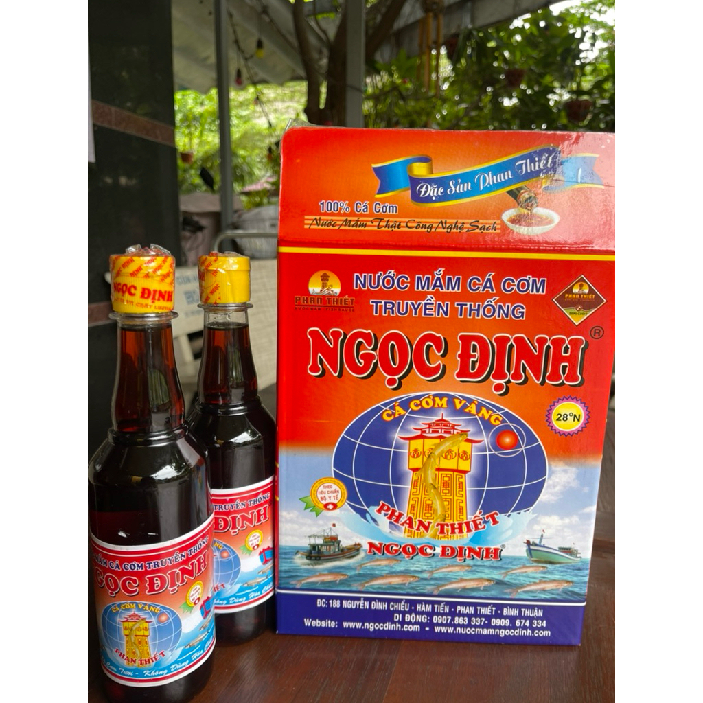 Pure traditional anchovy fish sauce Ngoc Dinh - Phan Thiet