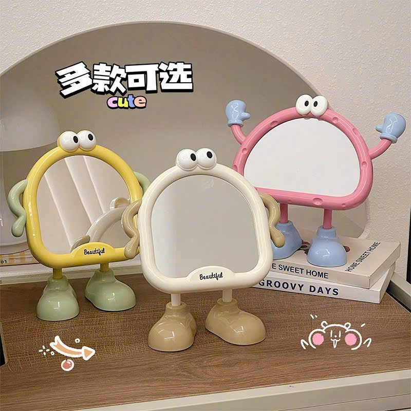 Desktop makeup mirror for bedroom, dressing table, study table, super cute