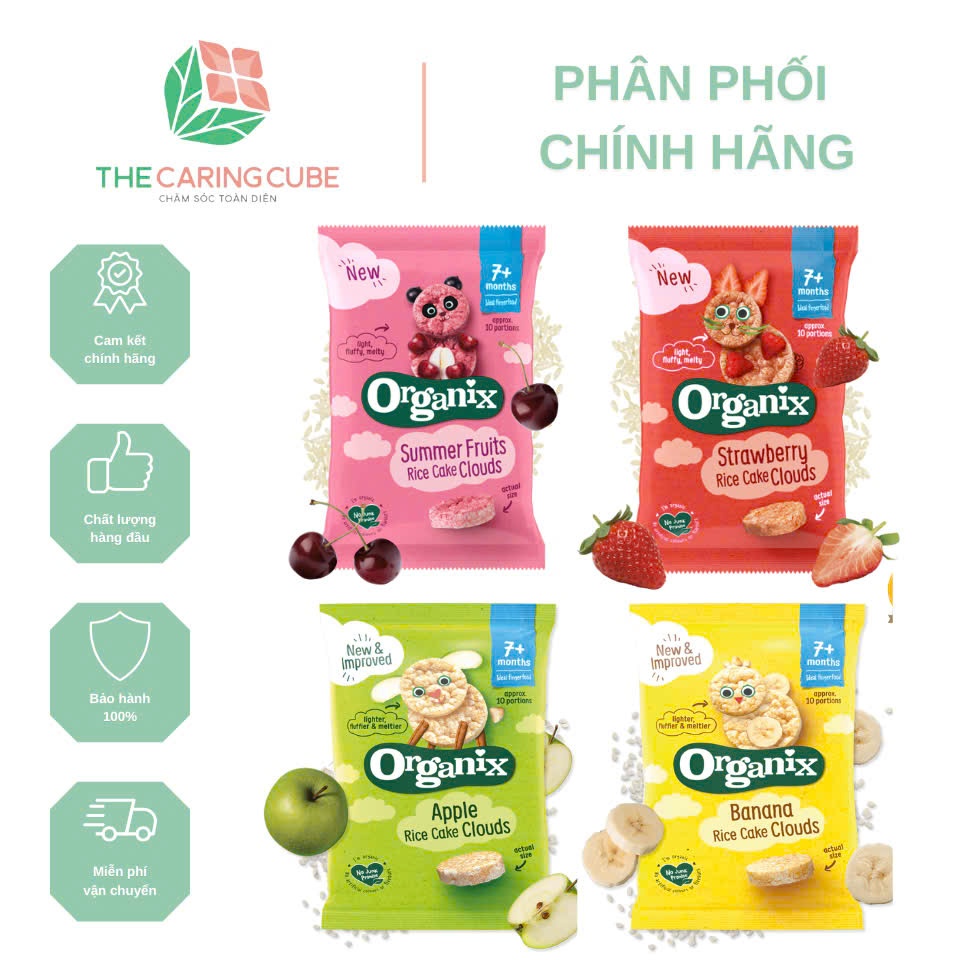Organix Rattan Rice Cake 7m+ _The caring Cube