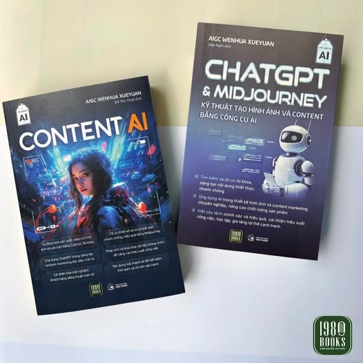 Book - Combo of 2 books: Content AI + CHATGPT & MIDJOURNEY: Techniques for Creating Images and Content Using AI Tools
