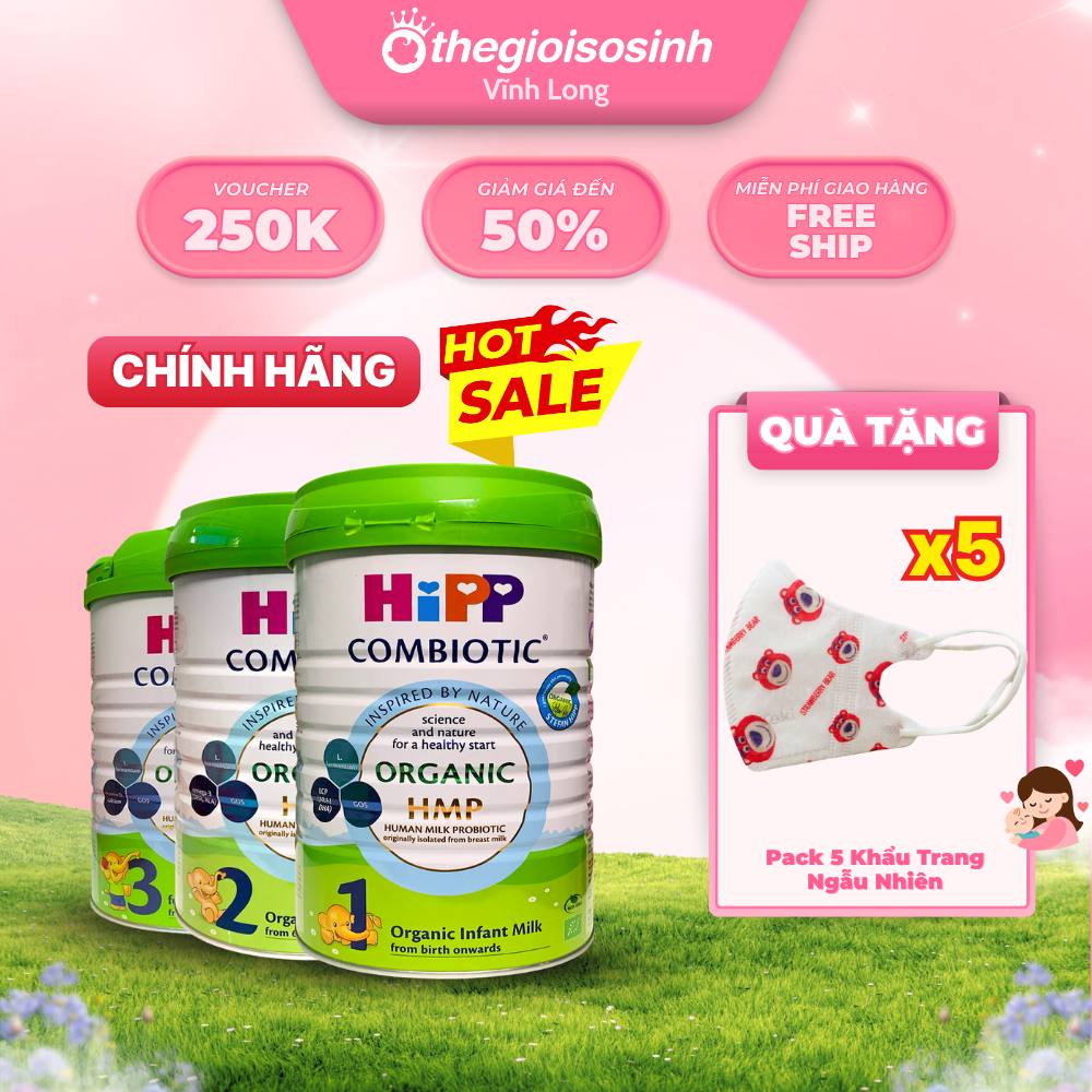 [ LIMITED SHOCKING DEAL ] Hipp Organic Combiotic S1 Milk–3 Cans 800g; Healthy Digestion - Children Grow Fast SSVL
