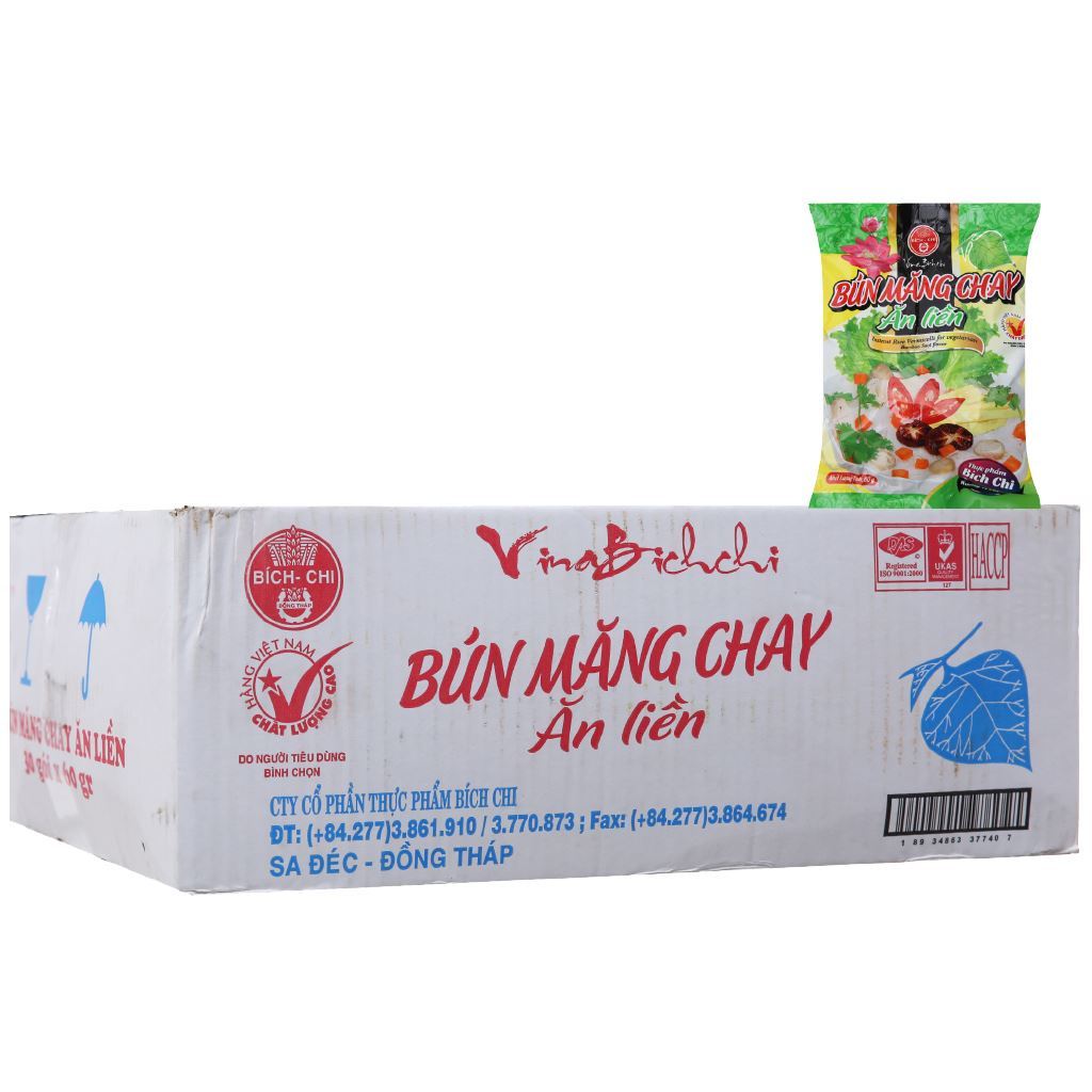 Bich Chi Vegetarian Vermicelli 30 packs of 60gr