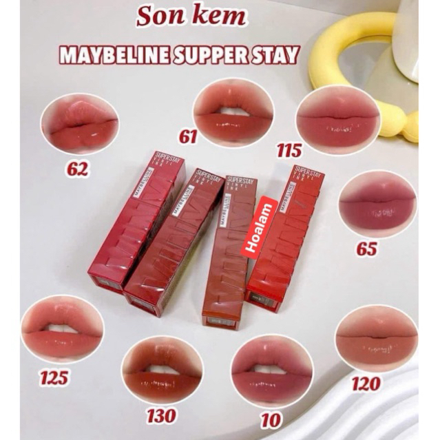 [100% GENUINE] MAYBELLINE SUPER STAY VINYL INK MATTE LIPSTICK