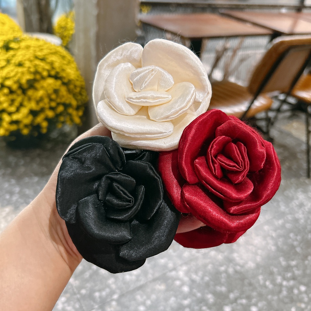 [Ho Chi Minh City Express] Super puffy rose clip imported from Korea, high quality