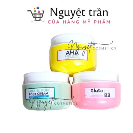 Gluta b3 body whitening and beauty cream -AHA C&E -body cream pure 200g jar