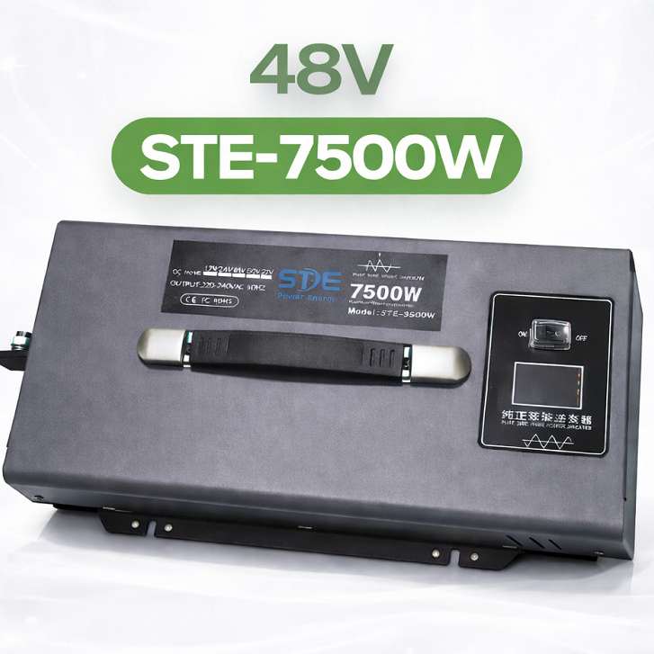 STE OFF-GRID Inverter Converter 48VDC -20V – 3500W Continuous | 7500W Peak | Standard Sine Wave | Soyer Tech Distribution