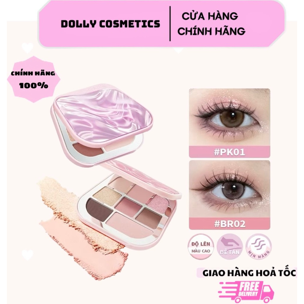 FOCALLURE FOCALURE Eyeshadow Palette Long Lasting Moisturizing Waterproof 9.6g FOCALLURE Eyeshadow
