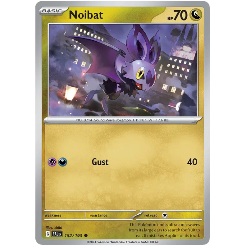 PAL - Pokemon TCG - Noibat - Common - 152/193
