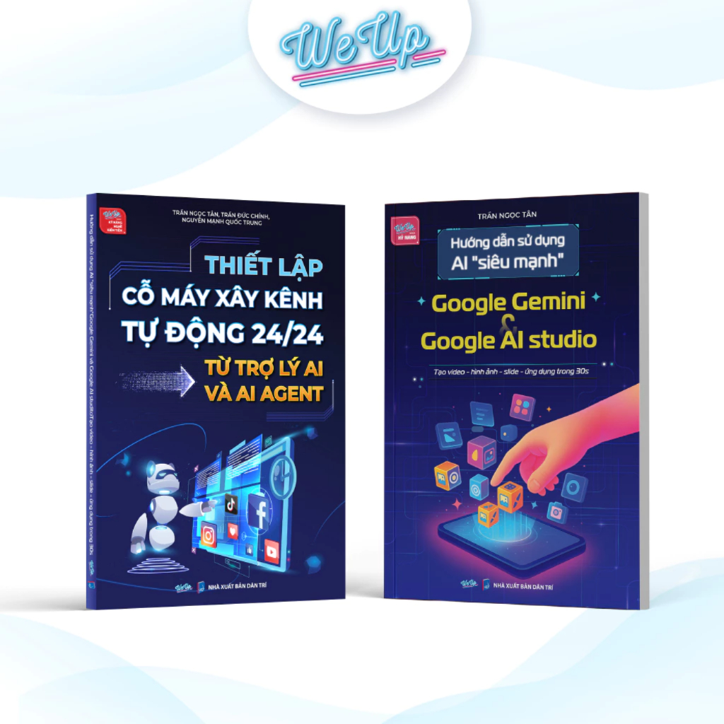 Book Combo: Building a automatic channel AI Agent + Instructions for using AI "super powerful" Google Gemini and Google AI Studio