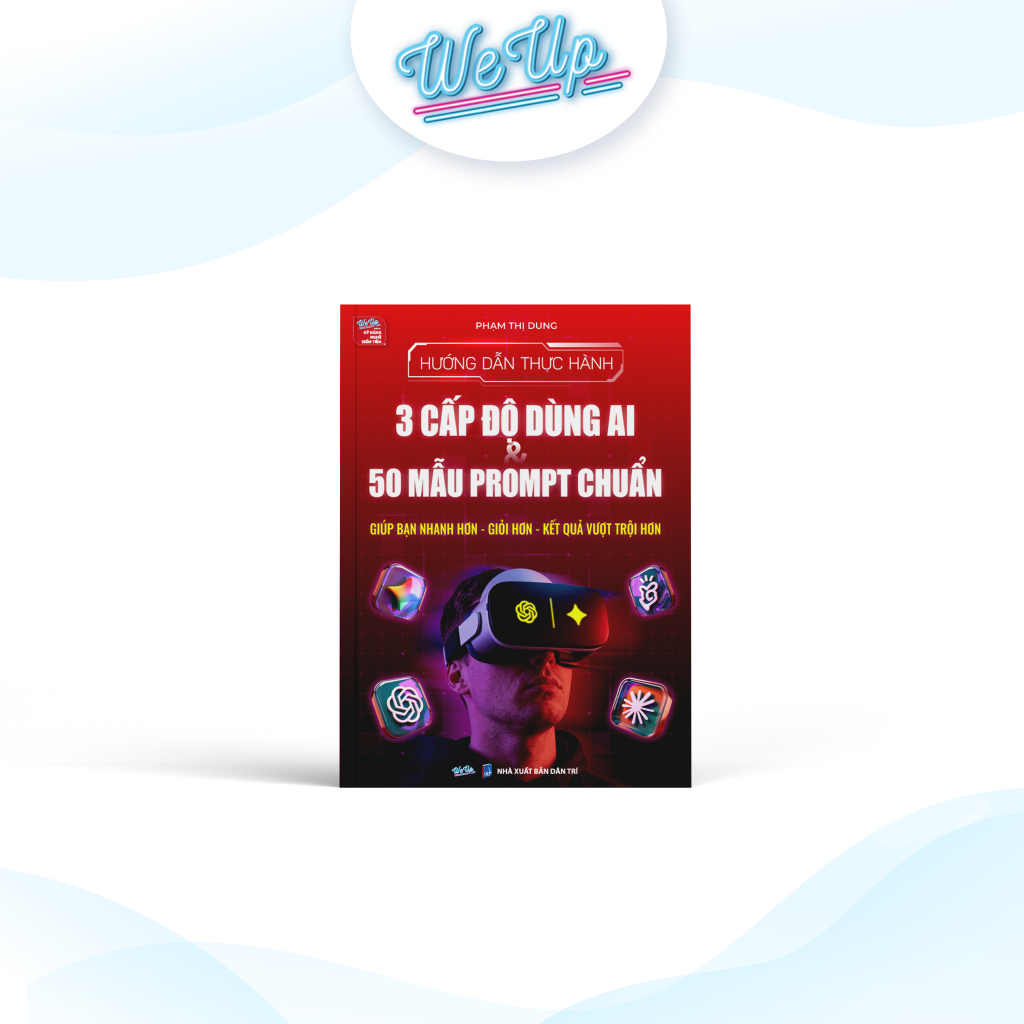 Practical guide book with 3 levels of AI using 50 standard prompt samples to help you become faster - better - more outstanding results