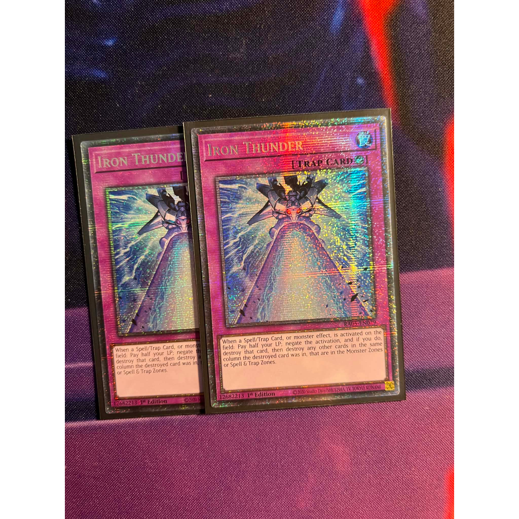 TGT Yugioh genuine Yugioh card Iron Thunder RA05-EN079 starlight
